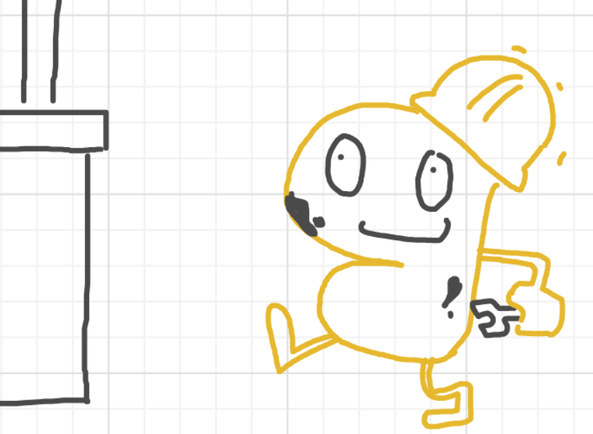 A panel from I've Been Everywhere, Man, episode nine of the Board Boards object show by Furretwalk/WalkingFurret.